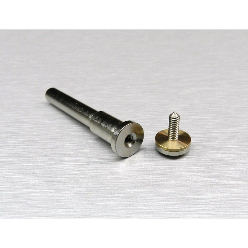 Mini Mandrel 1/4" Shank 1/8" Screw Reinforced Arbor Large Head