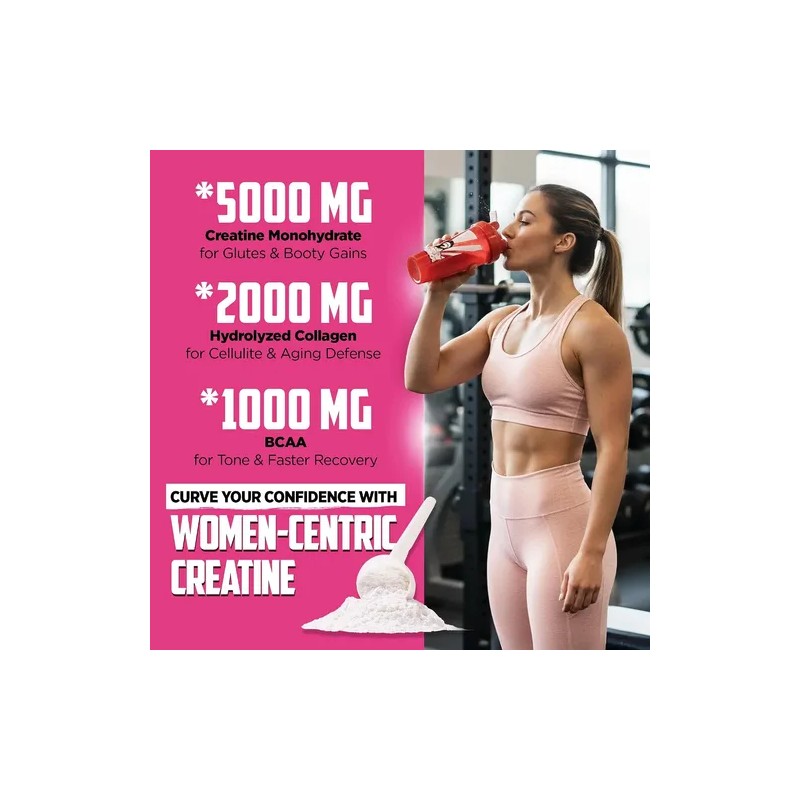 2 Old School Creatine For Women 2in1 Collagen Original Viral