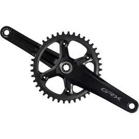 Shimano GRX FC-RX600-1 Crankset - 170mm, 11-Speed, 40t, 110 BCD, Hollowtech II Spindle Interface, Black