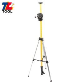 Tool library 3.7M Laser Pole 12 Ft Laser Level Pole With Tripod Adjustable Telescoping