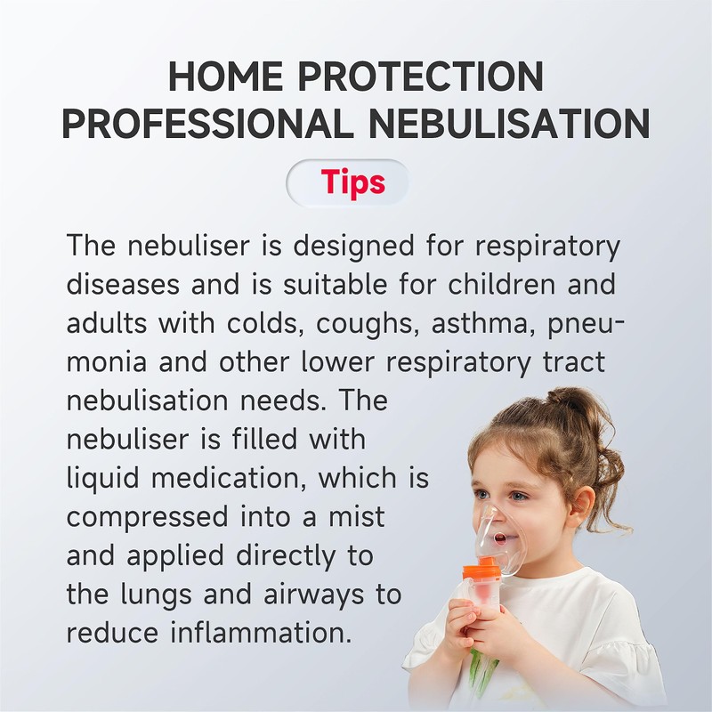 yuwell Portable Nebuliser Machine for Kids and Adults, Silent Mesh