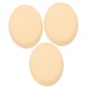 FOMIYES 3pcs Oval Makeup Puff for Cream and Foundation Sponges