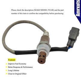 Amrxuts 234-9052 - Sensor de oxígeno para Toyota 2006-2014 Yaris 1.5L 2005-2008 Corolla Matrix 1.8L 2007-2009 Lexus LS460 4.6L 2005-2008 Pontiac Vi 1.8L L L 89467-12010 8946712010