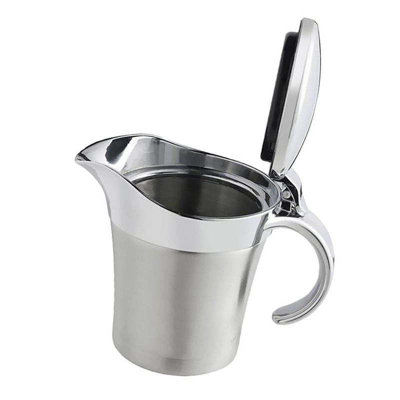 2 Piece Thermal Insulated Gravy Sauce Boat Pot Serving Jug