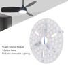 Dpofirs 6.5 Inch Ceiling Fan LED Light Replacement,3 Color Dimmable