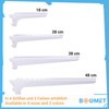 BOOMET Shelf Brackets Right and Left White 18 cm 4