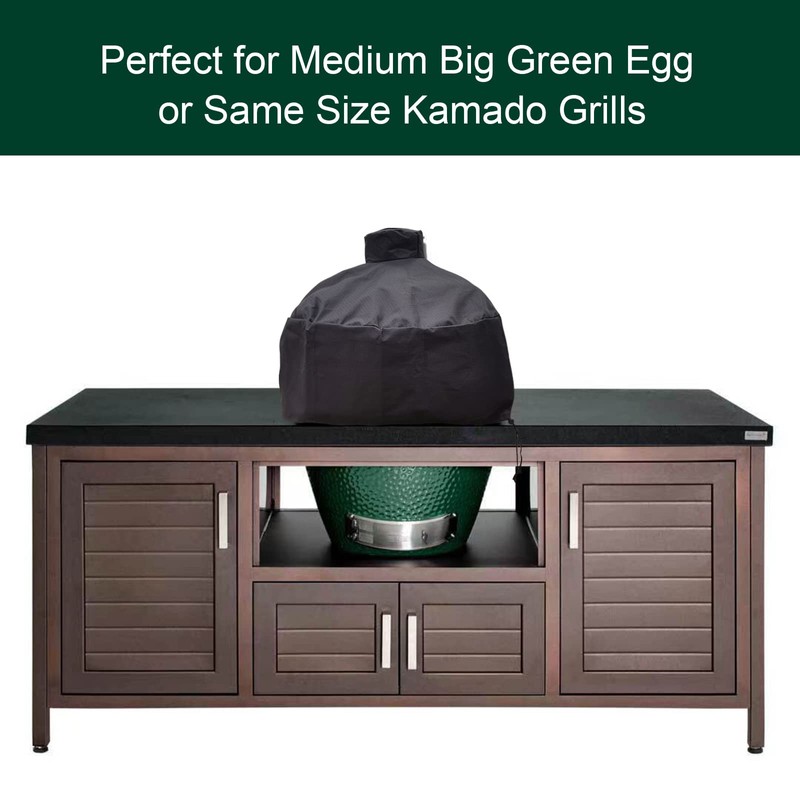 Quantfire 26” Kamado Dome Grill Cover for Medium Big Green