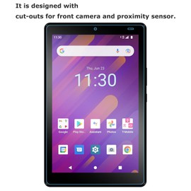 Transwon 2PCS 2.5D Tempered Glass Screen Protector for MOXEE Tablet 2 8 Inch Model MT-T8B22, MOXEE MT-T8B22 Tablet Screen Protector