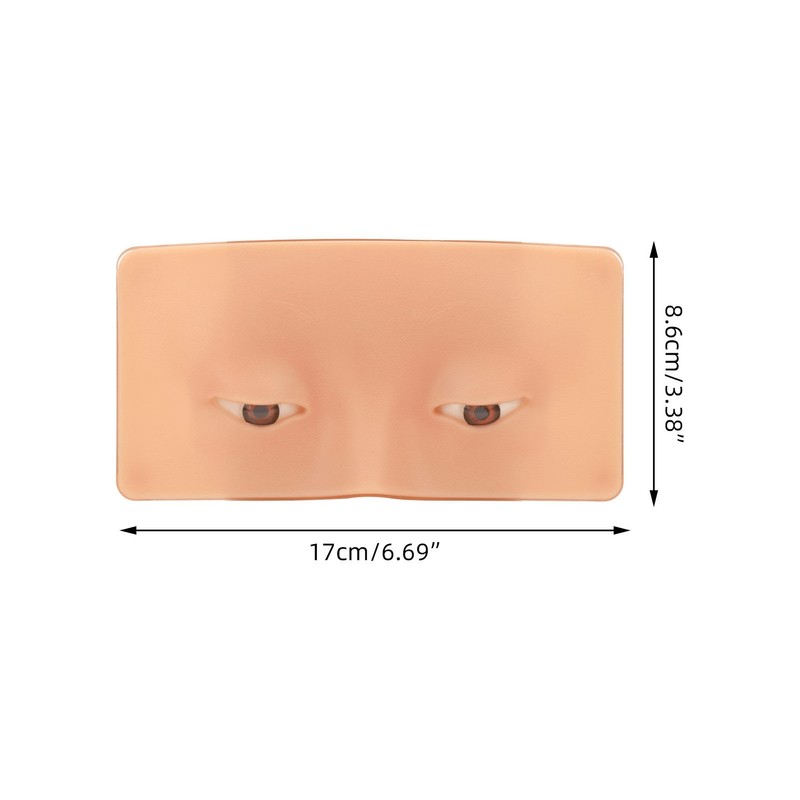 3D Makeup Practice Face Professional Silicone Face Eye Makeup Practice
