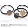 JewelVOX Hair Accessories, Hair Elastic, Stylish, Popular, Sequin, Lurex, Circle,