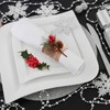 Pinecone Napkin Rings Sweet Reusable Christmas Napkin Holders Table Decor