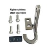 Rear Bumper Tow Hook Towing Bars Traction Fit for 2018-2024