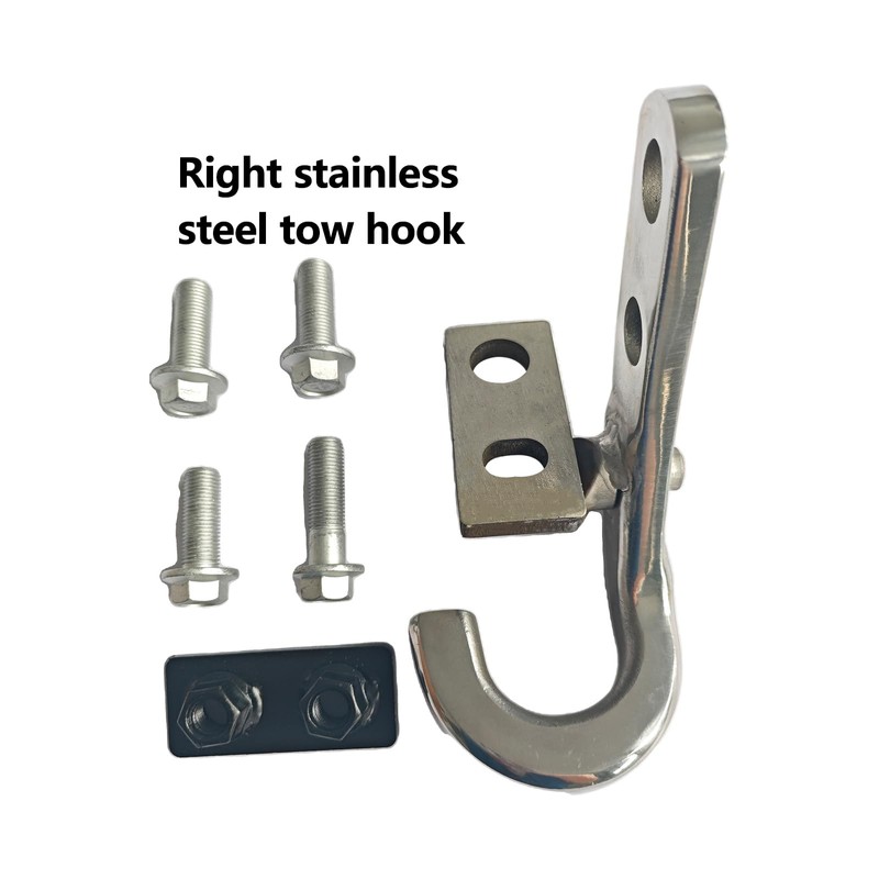 Rear Bumper Tow Hook Towing Bars Traction Fit for 2018-2024