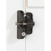 National Hardware N346-201 V6201 LokkLatch in Black, 4-9/16"