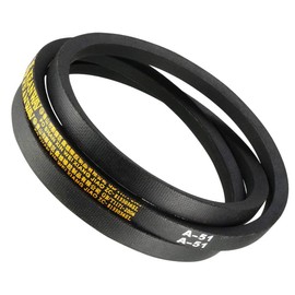 TA-VIGOR A51 Drive V-Belt 51" Inner Length 13mm Width 8mm Thick, Rubber Transmission Belt for Mower, Traction, Industrial Drive Systems