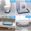 Duzzy 39 Inch Collapsible Shower Water Dam Shower Stopper Barrier