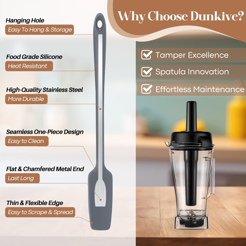 Dunkive Replacement Blender Tamper Tool Compatible with Classic Standard 64oz