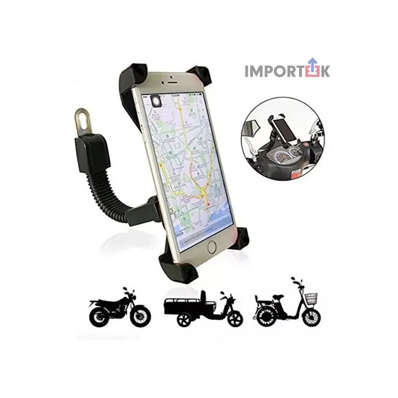 Importeek Soporte Base Sujetador De Celular Universal Bicicleta Motos