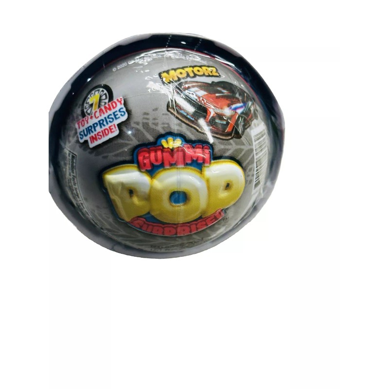 BALL 1 GUMMI POP SURPRISE REVEAL MOTORZ TOY & CANDY