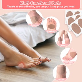 Decproch Moleskin Strips with Adhesive Blister Prevention Pads - 10 Sheets, 20 PCS