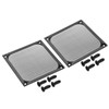 PATIKIL 120 mm Fan Filter Grille with Screws 2 Pack