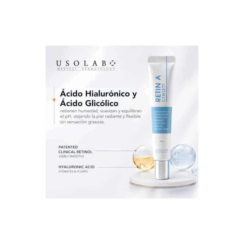 Crema Facial Coreana Retinol Ácido Hialurónico Niacinamida Antiedad Reducir Arrugas