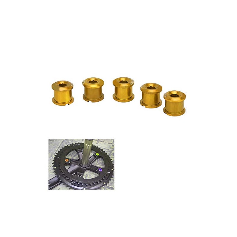 VGEBY Chain Wheel Bolt 5 Pieces 7 mm Ultralight Bicycle