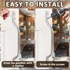 SAQXK Aluminum RV Grab Door Handle, Trailer Ramp Gate Door