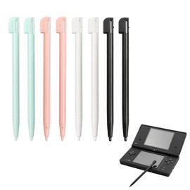 8 Pack Stylus Pen for 3DS Lite, DSL, NDSL, High Precision Stylus Pens in 4 Colours, Durable and Compatible, for Gaming and Navigation