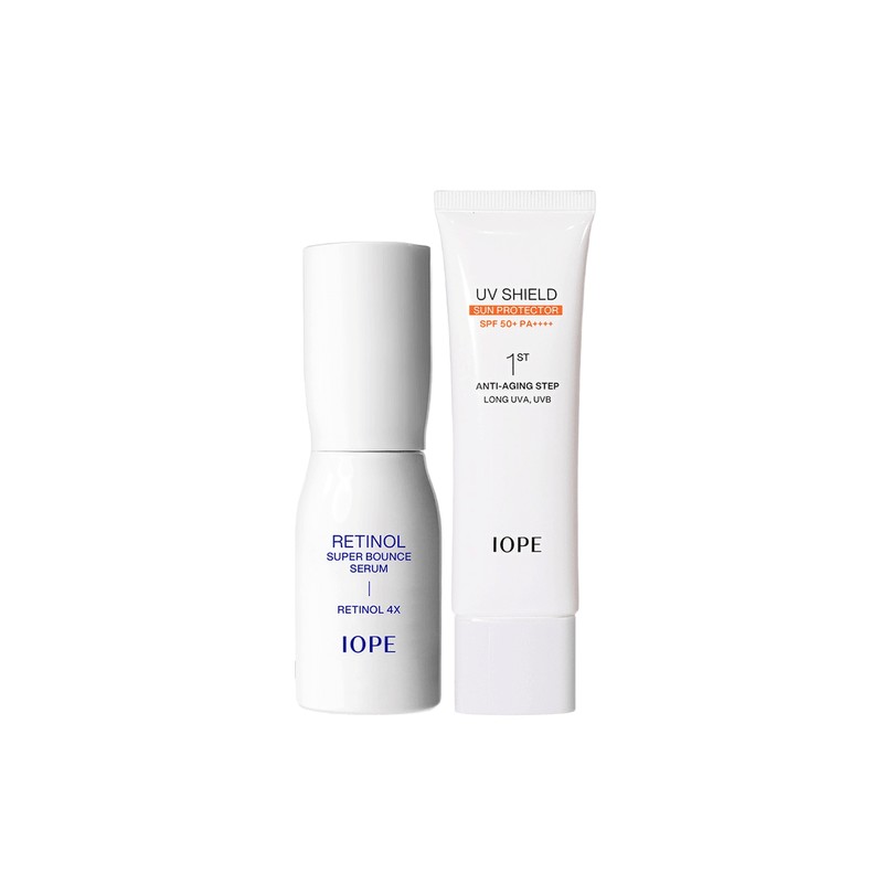 IOPE 아이오페 레티놀 바운스 세럼 30ml + 선 프로텍터 50ml