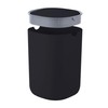 Relaxdays Mini Pattumiera da Tavolo, 1,5 L Volume, Secchio Rotondo