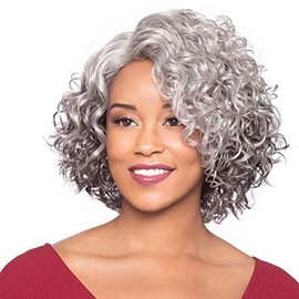 Foxy Silver (Martina - Synthetic Lace Part Wig in 4