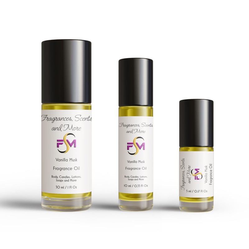 Vanilla Musk Fragrance Oil - 4 Fl Oz Plastic Bottle