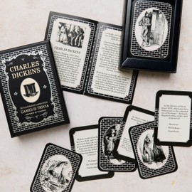 Charles Dickens: 52 Illustrated Cards With Games and Trivia Inspired by Classics