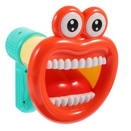 Toyvian Microphone with Speaker Portable Toy Megaphone Plastic Trumpet Playthings Loudspeaker Amplifier