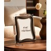 Afuly 5x7 Wood Picture Frame MCM Walnut Wooden Photo Frame