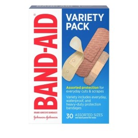 BAND-AID Adhesive Bandages Variety Pack 30 EA
