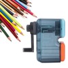 Pencil Sharpener Manual Double Color Incisive Alloy Hob Automatic Writing