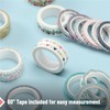 Mr. Pen- Washi Tape Set, 21 Rolls, Assorted Sizes, Floral