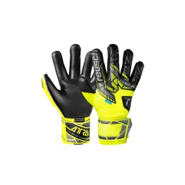 Reusch Attrakt Duo Grip and Breathable Goalkeeper Gloves Adult Football Gloves for Men and Women Suitable for All Weather Conditions and Pitch Surfaces