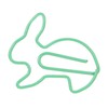 100 Pcs Rabbit Shaped Paper Clip Creative Cute Cartoon Animal