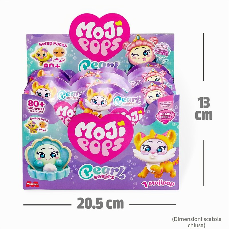 MOJI POPS Pearl Series - One Pack. Scatola con 24