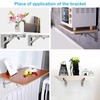 Folding Console 250 mm Heavy Duty Stainless Steel, Pack of