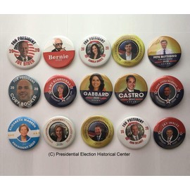 2020 Democrat Candidates Collectors Set - Set of 16-2.25 inches