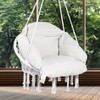 VEVOR Hanging Hammock Swing Chair, Macramé Hanging Chair with Cushion
