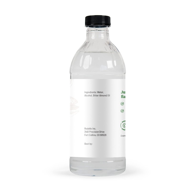 Rodelle Pure Almond Extract, Value Size, 16 Oz
