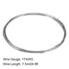 sourcing map 1.2mm AWG17 Heating Resistor Wire Wrapping Nichrome Resistance