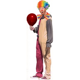 H38104 Clown Trump Cardboard Cutout Standup