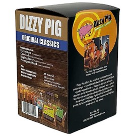 Dizzy Pig Original Classics Seasonings Gift Box | Dizzy Dust All-Purpose BBQ Rub, Cow Lick Texas Style Spicy Beef Rub, Raging River Salmon Rub & Pineapple Head Savory Sweet Tropical Rub