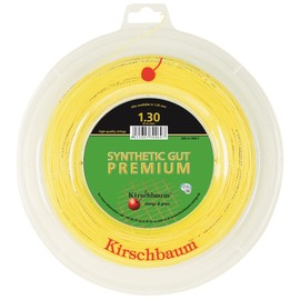 Kirschbaum Spule Synthetik gut Premium Tennissaiten, SGP125-200, Natur, 1.25mm/17-Gauge